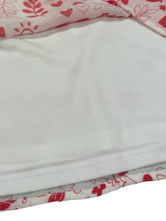 💜5/$50💜 Derek Heart Red and White Geometric Maxi Dress - Picture 4 of 12